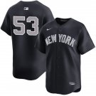 New York Yankees #53 David Bednar Nike Navy Grey Alternate 2nd New York Limited Jersey