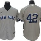 New York Yankees #42 Mariano Rivera Gray Road Limited Jersey