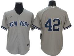 New York Yankees #42 Mariano Rivera Gray Road Limited Jersey