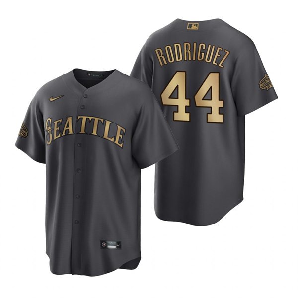 Seattle Mariners #44 Julio Rodr&Atilde;&shy;guez MLB All-Star Team Jersey