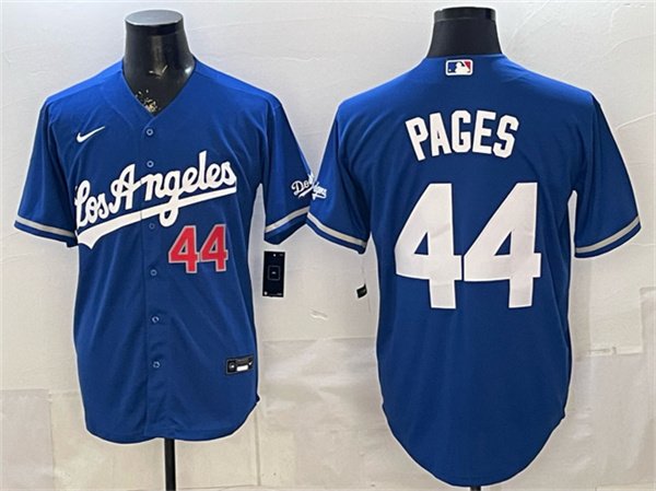 Dodgers #44 Andy Pages Royal Alternate Stadium Stitched Baseball Jersey