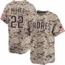 Mens San Diego Padres #22 Mason Miller Nike USMC Alternate Camo Limited Jersey