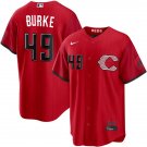 Cincinnati Reds #49 Brock Burke 2026 City Connect Stitched Jersey Red