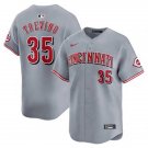 Mens Cincinnati Reds #35 Jose Trevino Nike Road Gray Limited Jersey