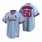 Mens Cardinals #50 adam wainwright cooper base Jersey royal