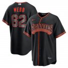 San Francisco Giants #62 Logan Webb Black 2026 Stitched City Baseball Jersey