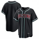 Men's Arizona Diamondbacks Blank 2026 Black Out Stitched Baseball Jersey
