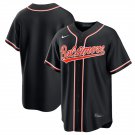 Men's BAL Blank Black Out Stitched Player Jersey