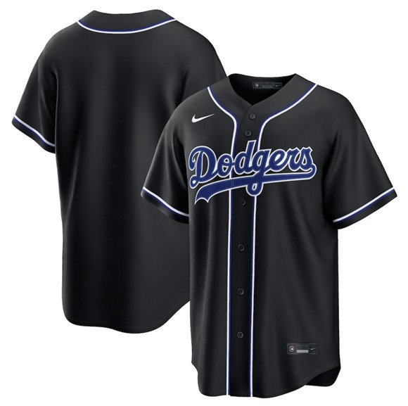 Men's LAD Blank 2026 Black Out Stitched Player Jersey