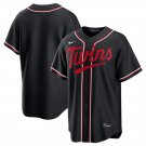 Men's Minnesota Twins Blank 2026 Black Out Stitched Baseball Jersey