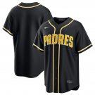 Men's San Diego Padres Blank 2026 Black Out Stitched Baseball Jersey