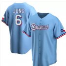 Texas Rangers #6 Josh Jung Cool Stitched Baseball Jersey Blue
