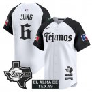 Josh Jung Jersey #6 Texas Rangers Mexico Tejano Barrio Style Vapor Limited