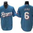 Texas Rangers #6 Josh Jung Cool Stitched Baseball Jersey Light Blue