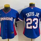 Women's Dominican Republic Baseball #23 Fernando Tatis Jr. Royal 2026 World Baseball Jersey