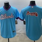 Men's Atlanta Braves Team Big Logo Powder Blue 2026 City Connect Stadium Jersey