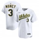 Men's Athletics #3 Max Muncy Nike 2026 White Home Limited Jersey