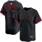 Cincinnati Reds #27 Sal Stewart 2025 City Connect Stitched Jersey Black