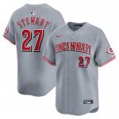 Cincinnati Reds #27 Sal Stewart Stitched Jersey Gray