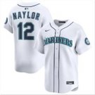 Seattle Mariners #12 Josh Naylor White Cool Base Limited Stitched Jersey