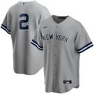 Derek Jeter NYY Without Name Road Player Jersey Gray