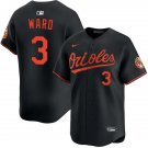 Baltimore Orioles #3 Taylor Ward Nike Black Alternate Limited Jersey