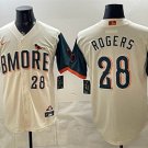 Men's Baltimore Orioles #28 Trevor Rogers Natural 2026 City Connect Stadium Jersey