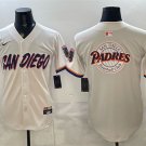 Men's San Diego Padres Team Big Logo Cream 2026 City Connect Stadium Jersey