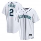 Men's SEA #2 Cole Young White Home Limited Jersey