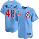 Mens Chicago Cubs #48 Daniel Palencia Nike Blue Alternate Limited Jersey