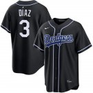 Mens Los Angeles Dodgers #3 Edwin Diaz 2026 Black Carbon Fashion Limited Jersey