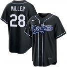 Mens Los Angeles Dodgers #28 Bobby Miller 2026 Black Carbon Fashion Limited Jersey
