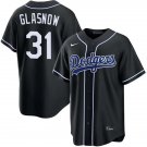 Mens Los Angeles Dodgers #31 Tyler Glasnow 2026 Black Carbon Fashion Limited Jersey