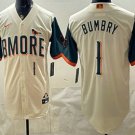 Men's Baltimore Orioles #1 Al Bumbry Cream 2026 City Connect Stadium Jersey