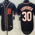 Men's Detroit Tigers #30 Kerry Carpenter 2026 Black Fashion Cool Base Jersey