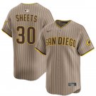 Men's San Diego Padres #30 Gavin Sheets Tan 2026 Alternate Limited Stitched Jersey