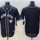 Men's Toronto Blue Jays Blank 2026 Fashion Replica Black Out Stitched Baseball Jersey