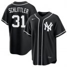 Men's New York Yankees #31 Cam Schlittler 2026 Fashion Replica Black Out Jersey
