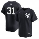 Men's New York Yankees #31 Cam Schlittler Navy 2026 Alternate Limited Jersey