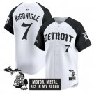Kevin McGonigle Jersey #7 Detroit Tigers Old English Edition Stitched