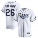 Mens Tampa Bay Rays #26 Ryan Vilade Nike White Home Limited Jersey
