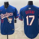 Dodgers #17 Shohei Ohtani Royal Kitty Night 2025 World Series Jersey