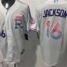 Mens Kansas City Royals Retired Player #16 Bo Jackson 2026 White Forever Fountains City Jersey