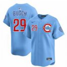 Chicago Cubs #29 Michael Busch Blue 2025 2nd Alternate Limited Stitched Jersey