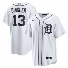 Detroit Tigers #13 Dillon Dingler White Cool Base Stitched Baseball Jersey