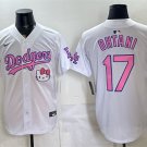 Men's Los Angeles Dodgers #17 Shohei Ohtani White 2025 Kitty Vapor Jersey