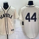 Seattle Mariners #44 Julio Rodríguez Cream Alternate Stitched Baseball Jersey
