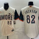 Men's Baltimore Orioles #82 Jeremiah Jackson Natural 2026 City Connect Stadium Jersey