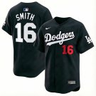 Mens Los Angeles Dodgers #16 Will Smith Black Fashion Limited Jersey