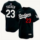 Mens Los Angeles Dodgers #23 Kyle Tucker Black Fashion Limited Jersey